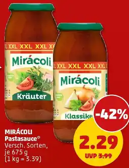 PENNY MIRÁCOLI Pastasauce Angebot