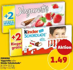 PENNY FERRERO Yogurette oder Kinder Schokolade Angebot