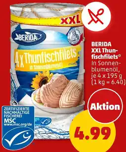 PENNY BERIDA XXL Thunfischfilets Angebot