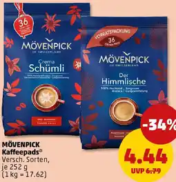 PENNY MÖVENPICK Kaffeepads Angebot