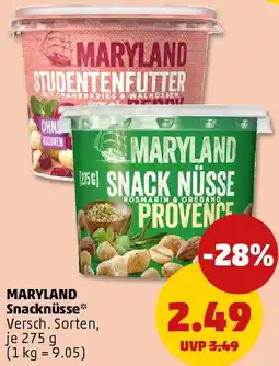PENNY MARYLAND Snacknüsse Angebot