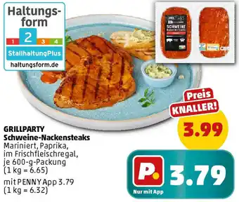 PENNY GRILLPARTY Schweine-Nackensteaks Angebot