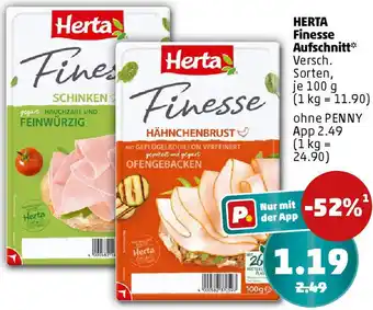 PENNY HERTA Finesse Aufschnitt Angebot