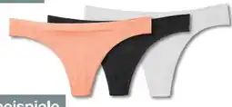 Woolworth Damen String 3er Pack Angebot