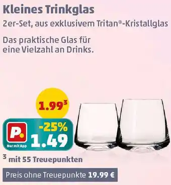 PENNY Kleines Trinkglas Angebot