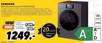 MEDIMAX SAMSUNG Wärmepumpentrockner DV90F09F4SU2 Angebot