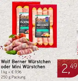 Dornseifer Wolf Berner Würstchen oder Mini Würstchen Angebot