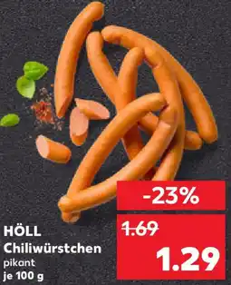 Kaufland HÖLL Chiliwürstchen Angebot