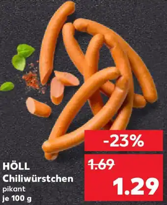 Kaufland HÖLL Chiliwürstchen Angebot