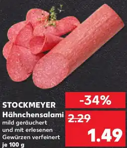 Kaufland STOCKMEYER Hähnchensalami Angebot