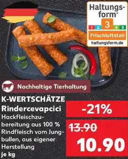 Kaufland K-WERTSCHÄTZE Rindercevapcici Angebot