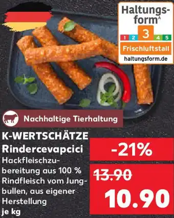 Kaufland K-WERTSCHÄTZE Rindercevapcici Angebot