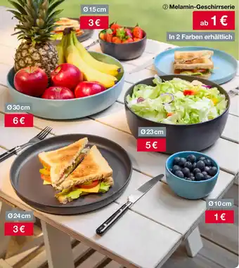 Woolworth Melamin-geschirrserie Angebot