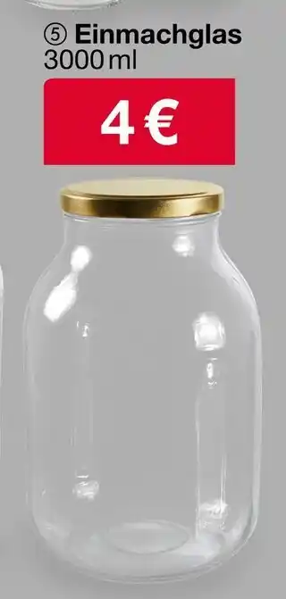 Woolworth Einmachglas Angebot