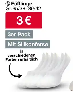 Woolworth Füßlinge Angebot