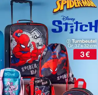 Woolworth Spider-man turnbeutel Angebot