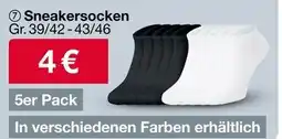 Woolworth Sneakersocken Angebot