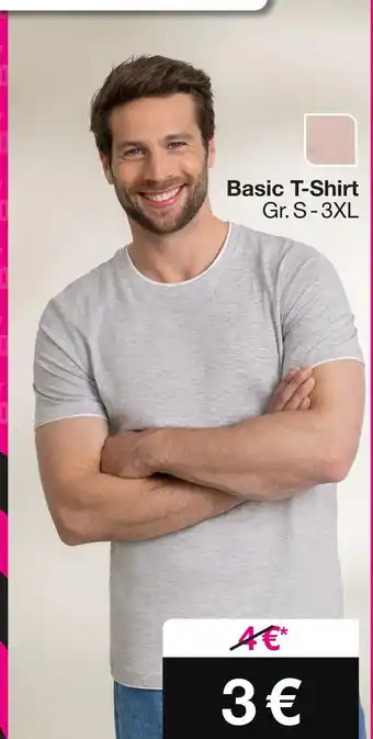 Woolworth Basic t-shirt Angebot