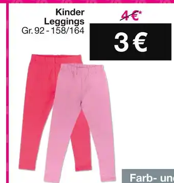 Woolworth Kinder leggings Angebot