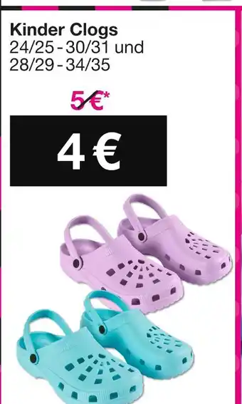 Woolworth Kinder clogs Angebot