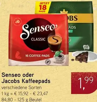 Dornseifer Senseo oder Jacobs Kaffeepads Angebot