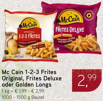 Dornseifer Mc Cain 1-2-3 Frites Original, Frites Deluxe oder Golden Longs Angebot
