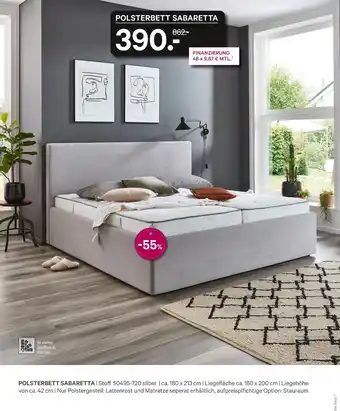 Kabs Polsterwelt Polsterbett sabaretta Angebot