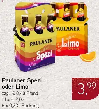 Dornseifer Paulaner Spezi oder Limo Angebot