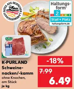 Kaufland K-PURLAND Schweinenacken/-kamm Angebot