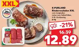 Kaufland K-PURLAND Rinderrouladen XXL Angebot