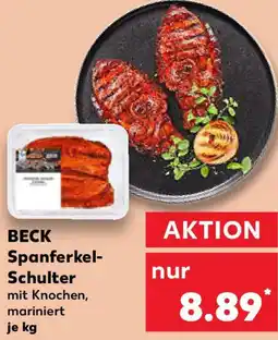 Kaufland BECK Spanferkel Schulter Angebot
