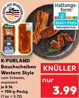 Kaufland K-PURLAND Bauchscheiben Western Style Angebot