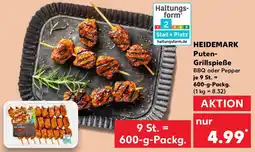 Kaufland HEIDEMARK Puten Grillspieße Angebot