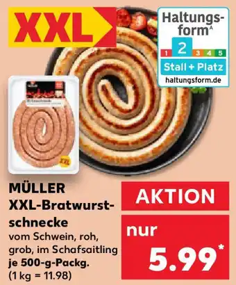 Kaufland MÜLLER XXL-Bratwurstschnecke Angebot