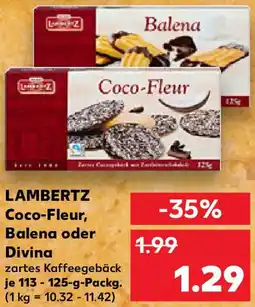 Kaufland LAMBERTZ Coco-Fleur, Balena oder Divina Angebot
