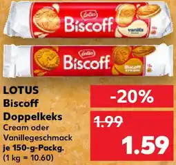 Kaufland LOTUS Biscoff Doppelkeks Angebot