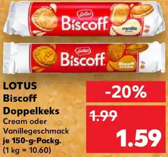 Kaufland LOTUS Biscoff Doppelkeks Angebot