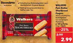 Kaufland WALKERS Pure Butter Shortbread Fingers Angebot