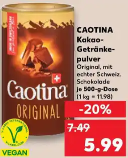 Kaufland CAOTINA Kakao Getränkepulver Angebot