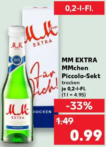 Kaufland MM EXTRA MMchen Piccolo-Sekt Angebot