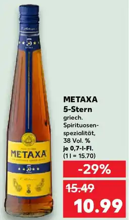 Kaufland METAXA 5-Stern Angebot
