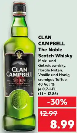 Kaufland CLAN CAMPBELL The Noble Scotch Whisky Angebot