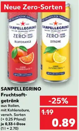 Kaufland SANPELLEGRINO Fruchtsaftgetränk Angebot
