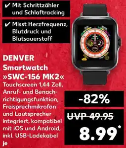 Kaufland DENVER Smartwatch SWC-156 MK2 Angebot