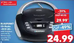 Kaufland BLAUPUNKT CD-Radio RCD 20 Angebot