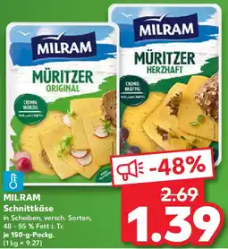 Kaufland MILRAM Schnittkäse Angebot