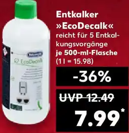 Kaufland DeLonghi Entkalker EcoDecalk Angebot