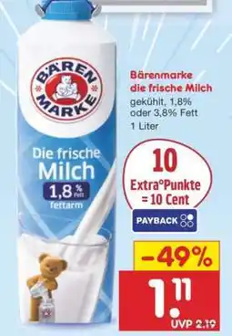 Netto Marken-Discount Bärenmarke Die frische Milch Angebot