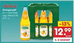 Netto Marken-Discount Belsina Orangensaft Angebot