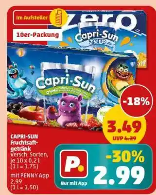 PENNY Capri-Sun Fruchtsaftgetränk Angebot